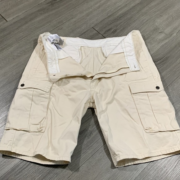 Levi’s Men's Carrier Cargo Shorts Light Khaki/Light 100% Cotton Gray size 38 - Picture 6 of 10